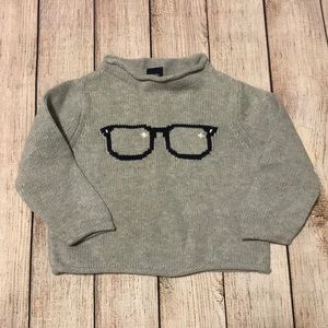 Baby gap eyeglass sweater 12/18